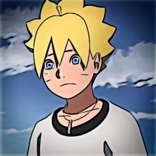 😔 Boruto Uzumaki Boruto โบรุโตะ, อนิเมะ, มังงะ, ตัวละคร, การ์ตูน telegram sticker