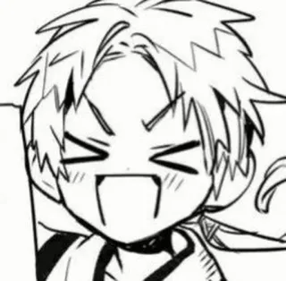 🧡 anime, mangá, bravo, expressão facial telegram sticker