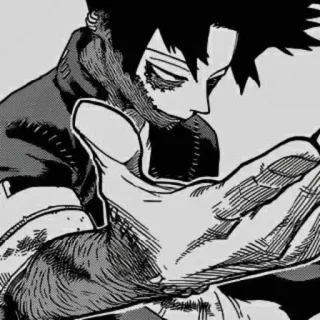 ⚡️ Dabi My Hero Academia 애니메이션, 만화, 다비, 나의 히어로 아카데미아, 빌런, 흉터, 불 telegram sticker