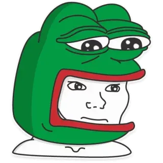 😵 Wojak Wojak, Meme, Meme de internet, Triste, Pepe, Rana telegram sticker