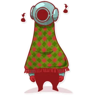 😩 adesivo, personagem, ilustração, fone de ouvido, música, fantasia telegram sticker