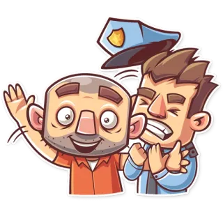 Victor telegram stickers