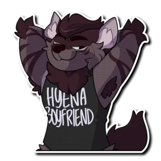 💪 HYENA BOYFRIEND telegram sticker