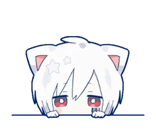 🤔 Anime, Kawaii, Dễ thương, Chibi, Hoạt hình, Manga, Sticker whatsapp sticker