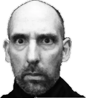 😱 man, portrait, face, expression, person whatsapp sticker