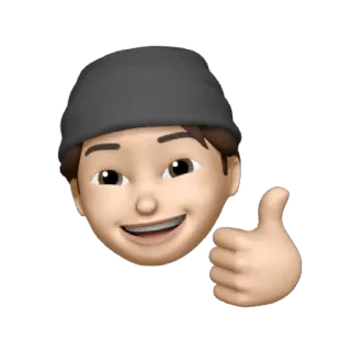 🕷 Emoji, Memoji, Jempol ke atas, Persetujuan, Kuwpluk, Avatar whatsapp sticker