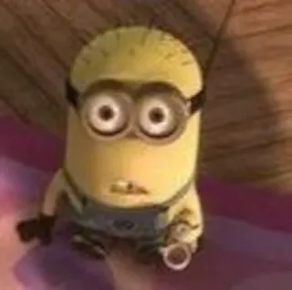 😳 Minion Despicable Me minion, despicable me, cartoon, character telegram sticker