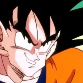 😏 Goku Dragon Ball Goku, Dragon Ball, anime, cartoon, fighter, Saiyan, manga telegram sticker