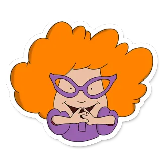 🤩 Angelica Pickles Rugrats rugrats, angelica pickles, nickelodeon, cartoni animati, serie tv telegram sticker
