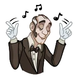 Butler Alfred telegram stickers