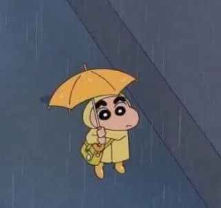 💈 Shin-chan Nohara Crayon Shin-chan 애니메이션, 만화, 비, 우산, 짱구, 크레용 신짱 whatsapp sticker