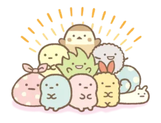 😝 น่ารัก, คาวาอิ, สติกเกอร์, Sumikko Gurashi, การ์ตูน, ตัวการ์ตูน telegram sticker