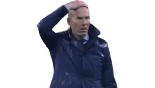 🤦 Zinedine Zidane fútbol, fútbol americano, entrenador, Zidane whatsapp sticker