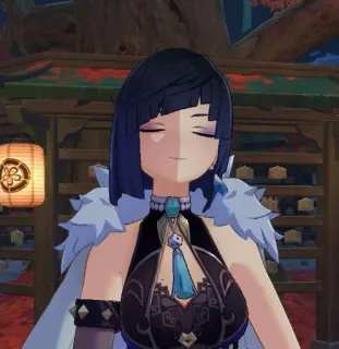 🧿 Yelan Genshin Impact yelan, genshin impact, anime, trò chơi điện tử, nhân vật telegram sticker