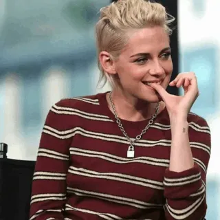 🗞 Kristen Stewart atriz, celebridade, Kristen Stewart, retrato, mulher telegram sticker