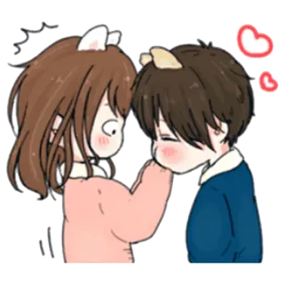 😳 Anime, Kawaii, Mignon, Amour, Romance telegram sticker