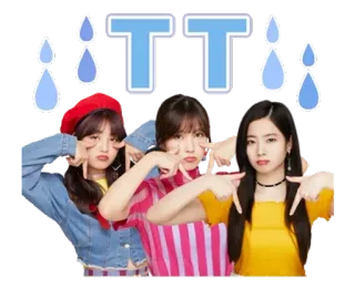 👎 TT kpop, música, twice, grupo de garotas, triste, chorar whatsapp sticker