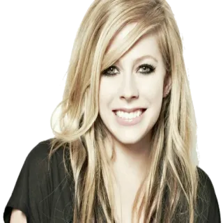 😁 Avril Lavigne cantante, celebridad, músico, pop punk, artista, artista telegram sticker