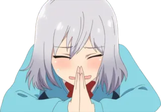 🙇‍♀️ dziewczyna anime, słodki, przeprosiny, powitanie, ukłon, błaganie telegram sticker