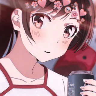💈 Chizuru Mizuhara Rent-A-Girlfriend anime, cartoon, kawaii, cute, girl, chizuru mizuhara, rent a girlfriend telegram sticker