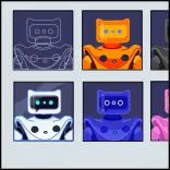 🏎 robot, cartoon, sticker, cute, illustration, digital art telegram sticker