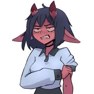 😡 Lilith Monster Girl Doctor telegram sticker