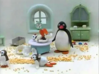 😫 Pingu pinguino, cartone animato, animazione in plastilina, programma per bambini, Pingu whatsapp sticker