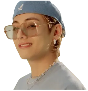 😉 V kpop, bts, idol, sänger, promi, mode, musik telegram sticker