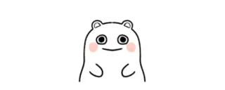👑 cute, animal, cartoon, sticker, illustration telegram sticker