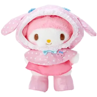 🐰 My Melody Sanrio, Peluche, Kawaii, Carino, Rosa, My Melody telegram sticker
