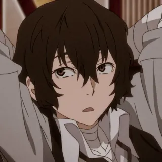 📺 Osamu Dazai Bungou Stray Dogs Anime, Bungou Stray Dogs, Osamu Dazai, Dazai, Personnage telegram sticker
