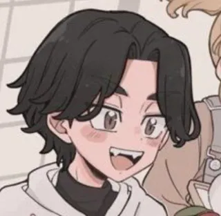 ☺️ Anime, Manga, Karakter, Fanart, Tersenyum, Vampir telegram sticker