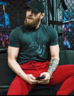 😬 Conor McGregor 男人, 胡子, 运动员, 战士, 帽子 telegram sticker