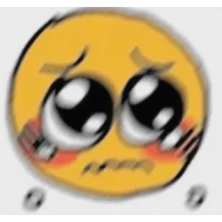 😀 Emoji, Implorando, Fofo, Triste, Meme whatsapp sticker