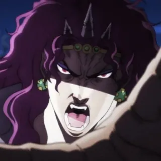 💜 Kars JoJo's Bizarre Adventure Anime, Bösewicht, Kars, Jojo, Bizarr, Abenteuer telegram sticker