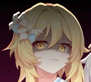 ⚠️ Lumine Genshin Impact Anime, Mädchen, Genshin Impact, Lumine, Videospiel telegram sticker