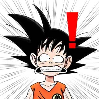 🤧 Goku Dragon Ball ドラゴンボール, 悟空, アニメ, マンガ, 漫画 telegram sticker