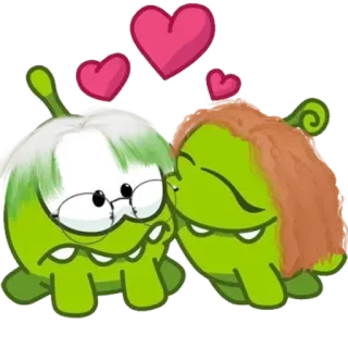 ❤️ любовь, мультфильм, персонажи, романтика, милый, сердечки telegram sticker