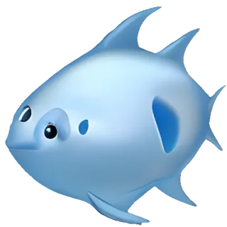 🥑 魚, アニメ, 動物, 青, 海, 海 telegram sticker