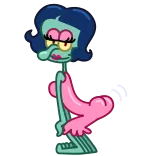 💃 Squidward Tentacles SpongeBob SquarePants dessin animé, Bob l'éponge, Carlo Tentacule, drôle, animé whatsapp sticker