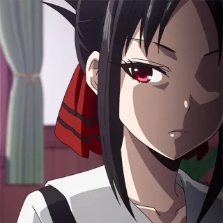 😒 Kaguya Shinomiya Kaguya-sama: Love Is War Аниме, Кагуя, Синомия, Кагуя-сама, Любовь это война, Романтика, Комедия telegram sticker