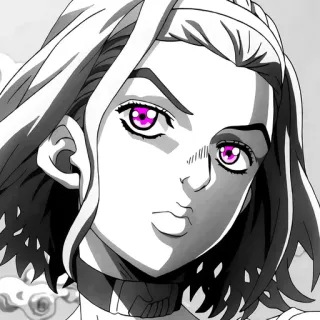 💗 Rohan Kishibe JoJo's Bizarre Adventure Anime, Manga, Le bizzarre avventure di JoJo, Rohan Kishibe, Diamond is Unbreakable, Personaggio telegram sticker