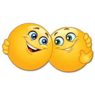 🤗 Emojis, Abrazo, Amistad, Amor, Feliz, Sonriendo whatsapp sticker