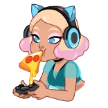 Gamer Girl | @Premium_Emojis_Telegram telegram emojis 🍕