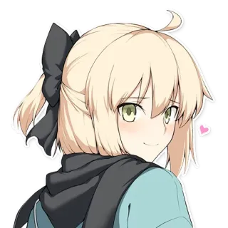 ❤ Anime, Mädchen, Süß, Kunst, Fanart, Charakter telegram sticker