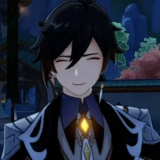 😄 Zhongli Genshin Impact Zhongli, Genshin Impact, personnage, animé, jeu vidéo telegram sticker