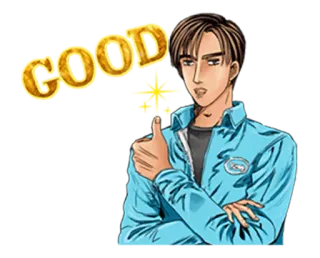 😉 GOOD Anime, Pouce levé, Bien, Approbation telegram sticker