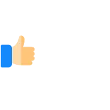 👍 Пиксель арт, Палец вверх, Лайк, Жест рукой, Одобрение whatsapp sticker