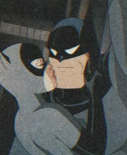 🧃 Batman batman, cartoon, catwoman, couple, comic book, animated whatsapp sticker