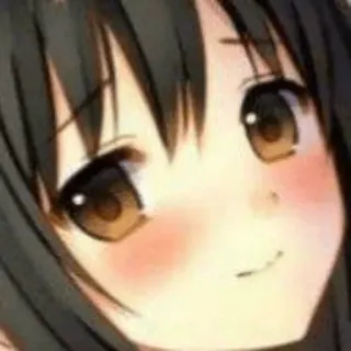 😏 애니메이션, 소녀, 만화, 캐릭터, 만화, 인물 사진 telegram sticker